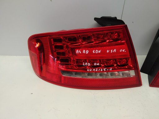 2008-2011r Audi A4 B8 sedan USA light rear part left right Full Led