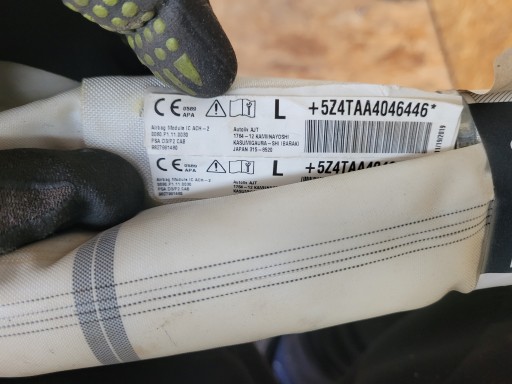 Dachvorhang Airbag POWIETRZNA links PEUGEOT 208 II