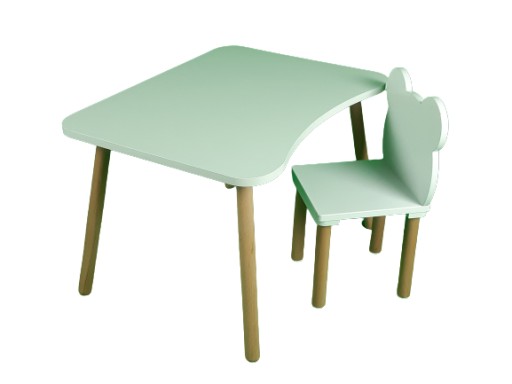 КОМПЛЕКТ ДИТЯЧИХ МЕБЛІВ СТІЛ 50х70 ТА КРІСЛО ВЕДМЕДЬ