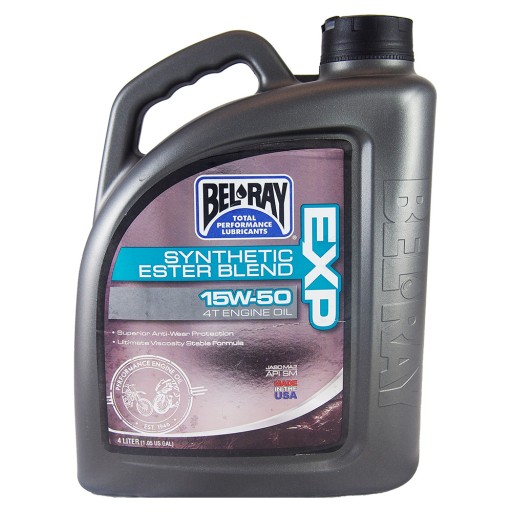 BEL-RAY EXP ESTER 4T 15W50 4L ПОЛУСИНТЕТИЧЕСКИЙ