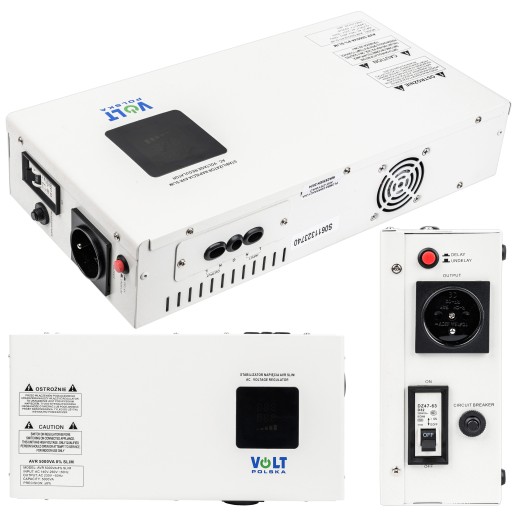 Стабілізатор напруги avr 5000 ва 5000 8% вольт польський тонкий підвісний генератор