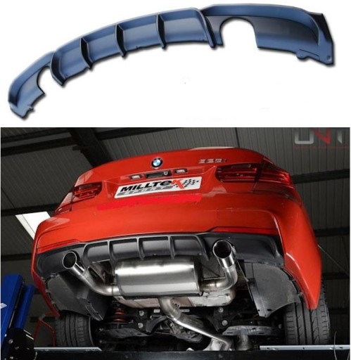 DZTBMF30PD - Дифузор бампера BMW F30 F31 M-PERFORMANCE-о - - - о-