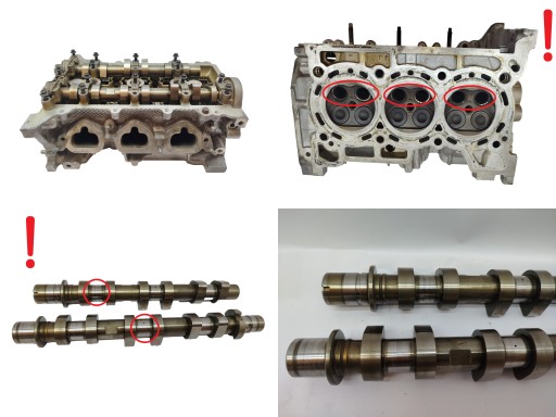kopf zylinderkopf DES MOTORS 1642R1 110417920R 0.9 TCE H4B Dacia Renault 63