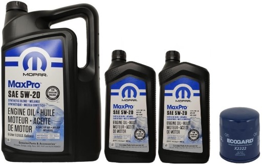 MOPAR 5W20 7L ms-6395 + ФІЛЬТР JEEP RAM CHRYSLER