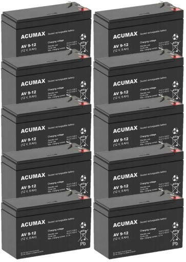 TBC7 АККУМУЛЯТОРЫ КОМПЛЕКТ АККУМУЛЯТОРОВ ДЛЯ ИБП APC EATON POWERWALKER 10x AV 9-12