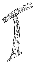 71402A6000 - Внутрішня бічна стійка HYUNDAI i30 2012-2017