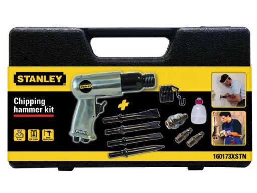 СТЕНЛІ ПНЕВМАТИЧНИЙ МОЛОТОК + 4 ДОЛОТА