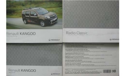 RENAULT KANGOO 13-21 польське керівництво Kangoo II