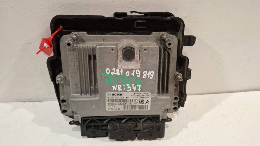 control unit of the engine computer 0281019819 Citroen Peugeot 1.6 E-HDI