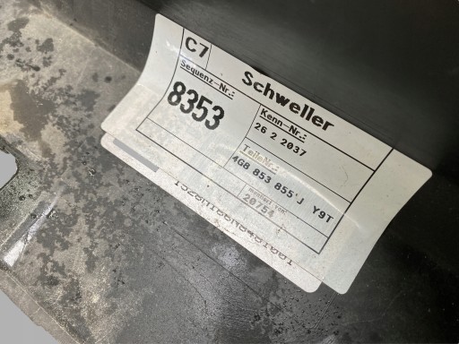 AUDI A7 LIFT moulding cap threshold left LY9T