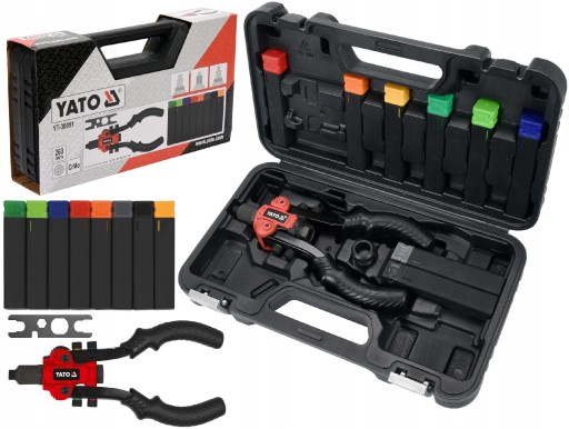 ВАЖЕЛЬНА КЛЕПКА YATO 2,4-6,4 мм M3-M12, 3в1