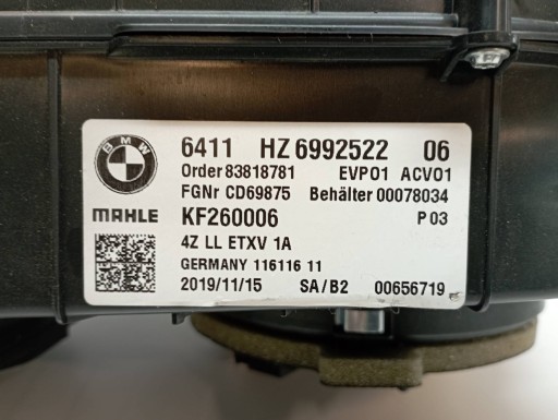heater HZ6992522 Bmw Seria 5 VII (2017-2024) G30/G31