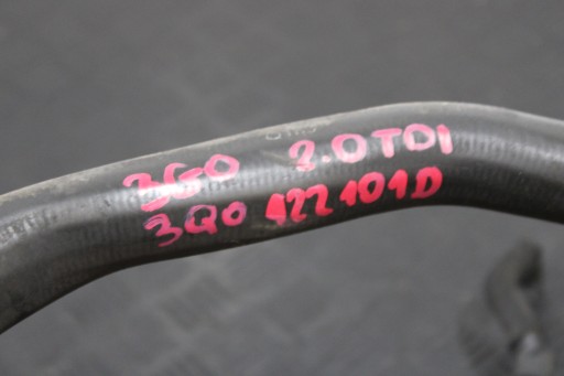 crijevo prijenos vode 3Q0122101D VW PASSAT B8 3G0 3G9