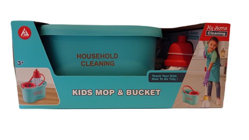 НАБІР ДЛЯ ПРИБИРАННЯ ДИТЯЧИЙ, ВІДРО ДЛЯ ШВАБРИ