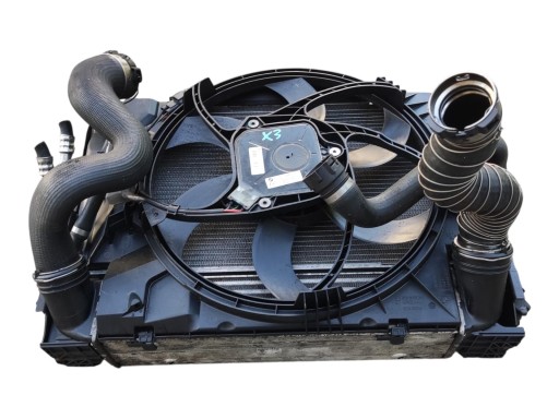KOMPLET chladiče chladiče ventilátor BMW 3 E90 E91 LIFT LCI 2.0D 2008-12