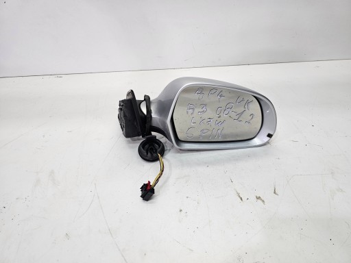 mirror right front AUDI A3 8P LIFT LX7W 6PIN UK 8P4 SPORTBACK