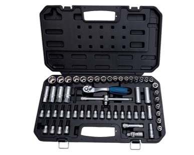 Набір гайкових ключів Niteo Tools із тріскачкою на 65 предметів