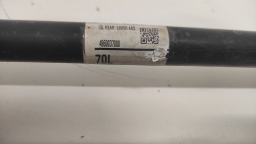 semi-axis rear rear part KIA SPORTAGE IV 4X4 2.0 CRDI 15-19
