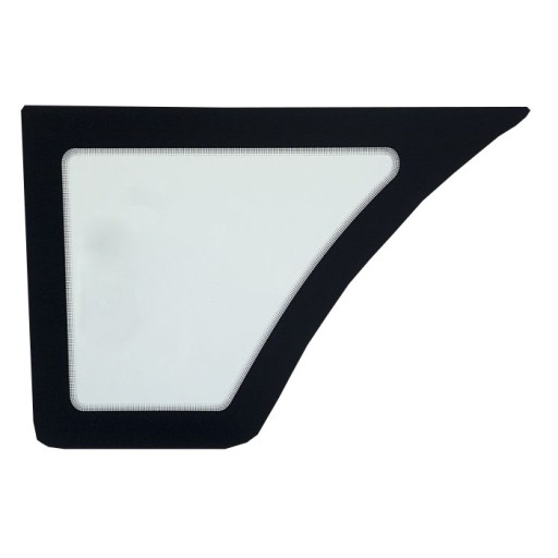 Стекло двери нижняя правая шелкография CASE 580M E48362