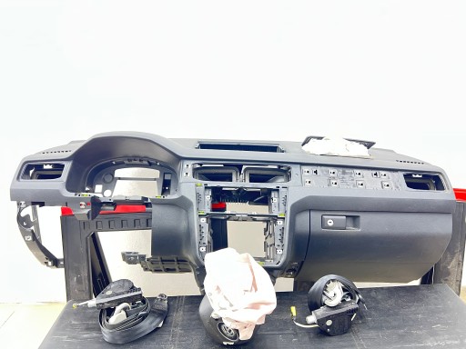 VW CADDY III LIFT 15-20R console airbag tension belts PO WYSTRZALE 2K5857003CA