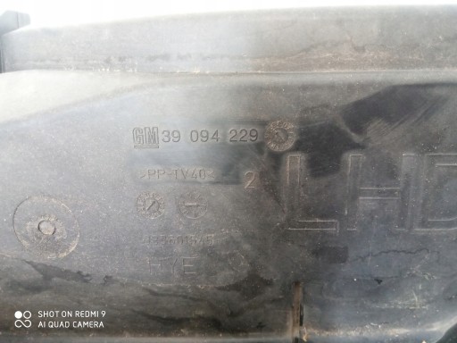 OPEL ASTRA K torpédo dolní 39094229