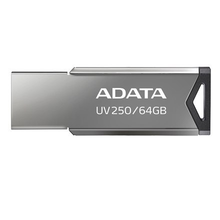 ADATA ADATA FlashDrive UV250 16GB Metal Black USB 2.0 Flash Drive, Retail A