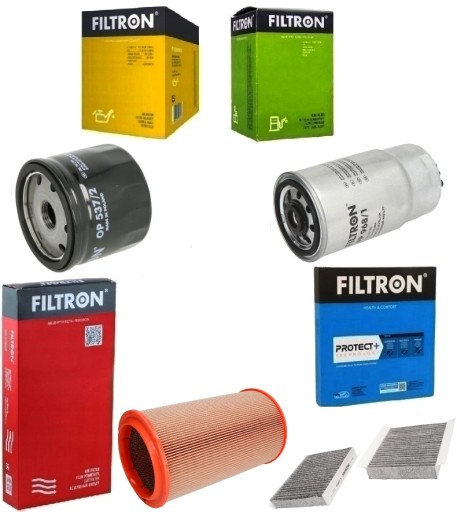 537/2 - FILTRON КОМПЛЕКТ ФИЛЬТРОВ ALFA ROMEO 156 1,9 JTD 2001-