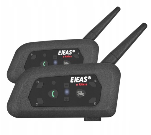Домофон для мотоциклетного шлема 2 шт EJEAS V6 Pro