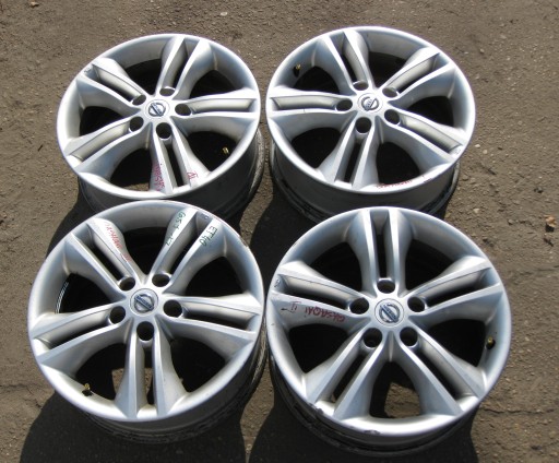 NISSAN QASHQAI disky hlinikove 6.5" x 17" 5x114,3 ET40 KOMPLET