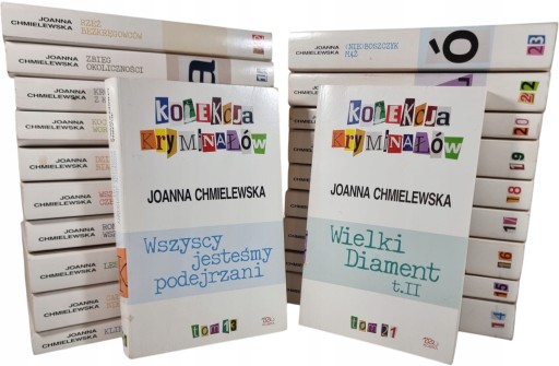 Zdjęcie egzemplarza: Joanna Chmielewska / Kolekcja Kryminałów / zestaw 21 książek