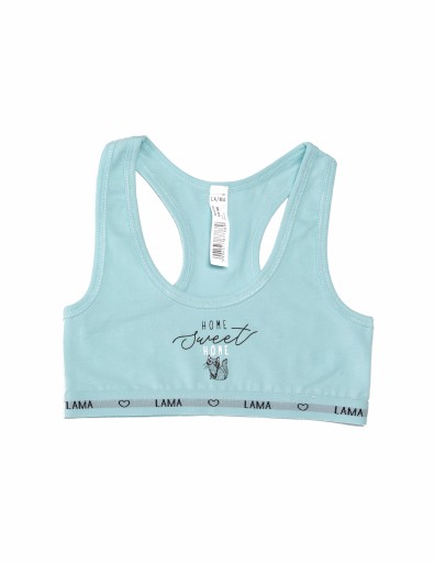 Спортивний бюстгальтер синій Lama 128