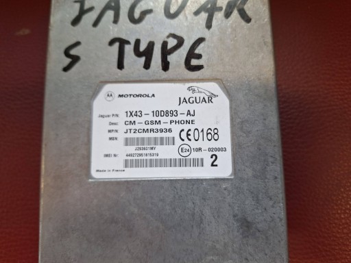 JAGUAR S-TYPE II X200 control unit module sterujacy telefonem 1X43-10D893- AJ
