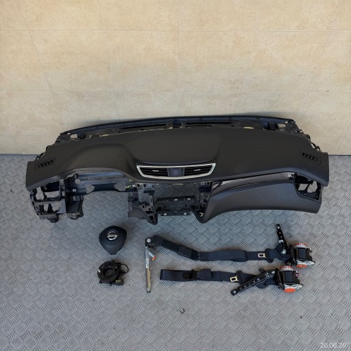 dashboard complete airbag console tension belts NISSAN QASHQAI II J11 LIFT 2019 ROK