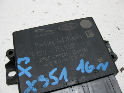 JAGUAR XJ X351 FL 3.0 D 16R control unit module PDC GX63-15C859-DG