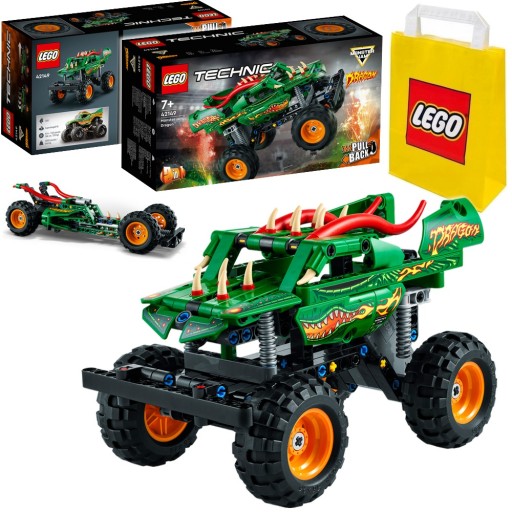 LEGO Technic Monster Jam Dragon 42149 (5702017400099) • Cena