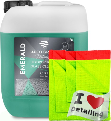 Авто граф изумруд гидрофобное стекло очиститель Стеклооочиститель Hydro эффект 5L