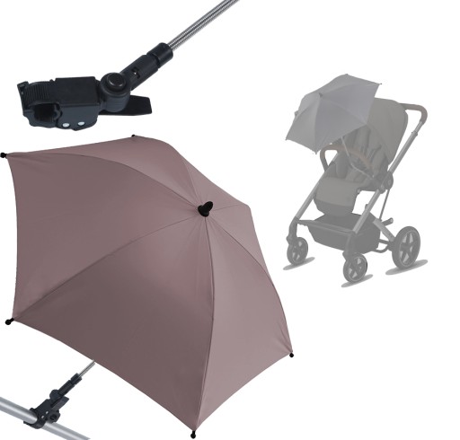 Парасолька до коляски Titanium Baby, 70 см, рожевий