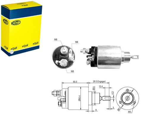 940113050429 - Электромагнитный переключатель стартера ducato 10 2.8 td td egr-04