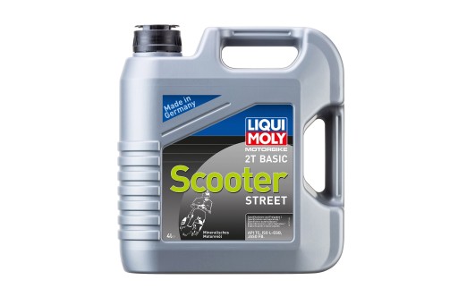 Масло моторное 2T LIQUI MOLY SCOOTER Basic 4л, API TC JASO FB Mineraln