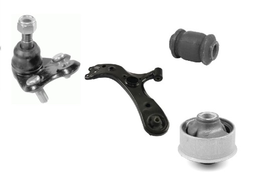 845642,845638,487911 - ШТИФТ, ВТУЛКА ВАЖЕЛЯ КЕРУВАННЯ TOYOTA PRIUS III 2009 -