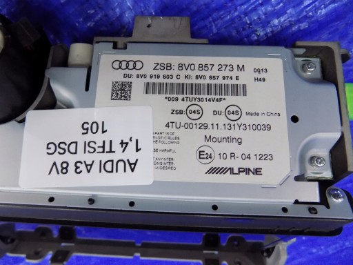 Display MONITOR AUDI A3 8V 1,4TFSI
