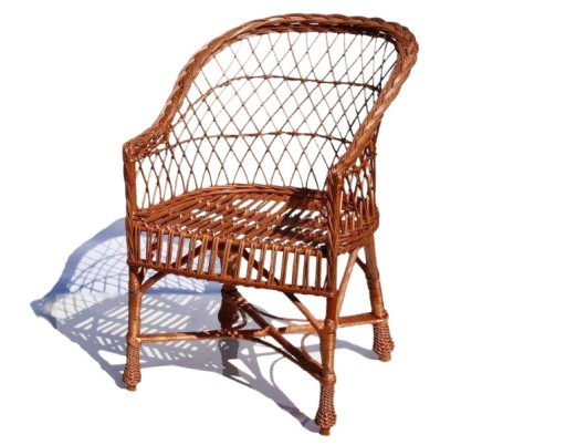 Fotel wiklinowy MEBLE OGRODOWE Krzesło WIKLINA