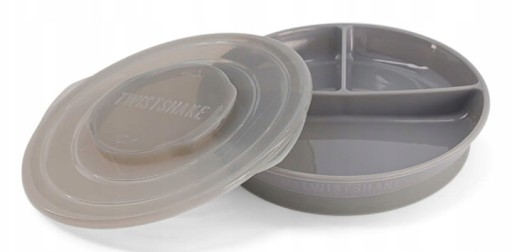 Пластикова пластина Twistshake сіра