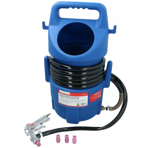 СИФОН ПЕСКОструйная машина 10л, 4 насадки для пескоструйной обработки