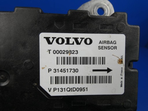 VOLVO XC90 II modulo Centralina airbag POWIETRZNYCH AIR BAG