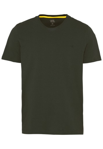 T-shirt bawełniany męski khaki ORGANIC COTTON rozmiar XXL