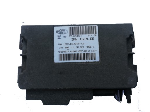 46555916,46549737, 14577577 - Комп’ютер punto seicento 1.1 iaw 16fm.e6 вийшов із системи immo вимкнено для встановлення