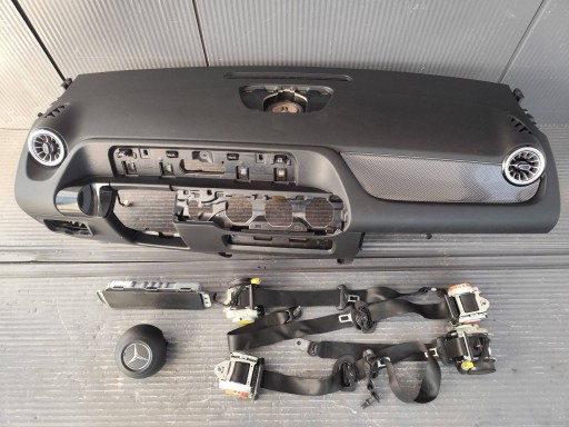 MERCEDES GLA 247 console airbag tension belts KOMPLET DEMONTAZ