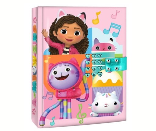 Щоденник 21x15.5x3 Kids Euroswan Cat House Gabi Multicolor