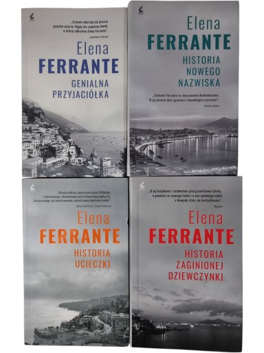 Zdjęcie egzemplarza: Genialna Przyjaciółka 1-4 / Elena Ferrante / Cykl Neapolitański